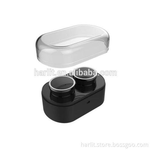 Mini Wireless In-ear Headphones Headset With Mic And Power Bank Charge Case Black